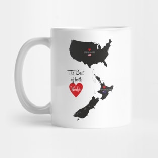 The Best of both Worlds - United States - New Zealand Mug